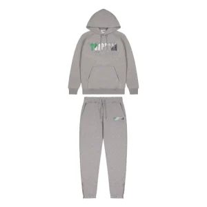 Grey Irongate Arch Chenille Hoodie Tracksuit